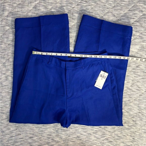 Ralph Lauren Blue High Rise Wide Leg Trousers Sz 10 NWT | Crop Wide Leg Trouser- - Picture 7 of 10